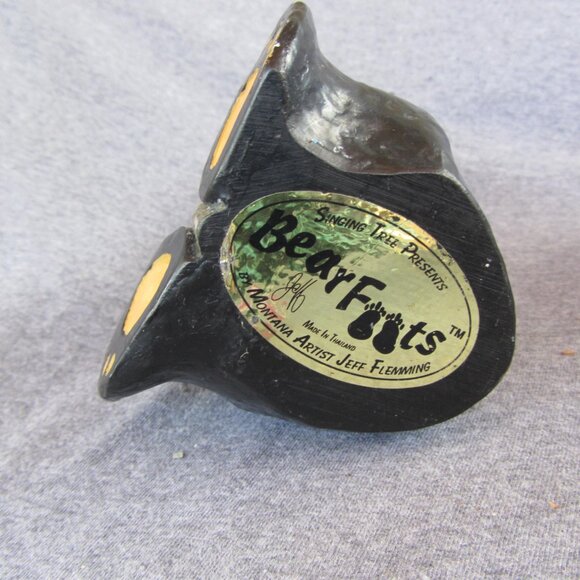 singing tree bearfoots bear bud vase figurine (w2943) - Picture 6 of 7